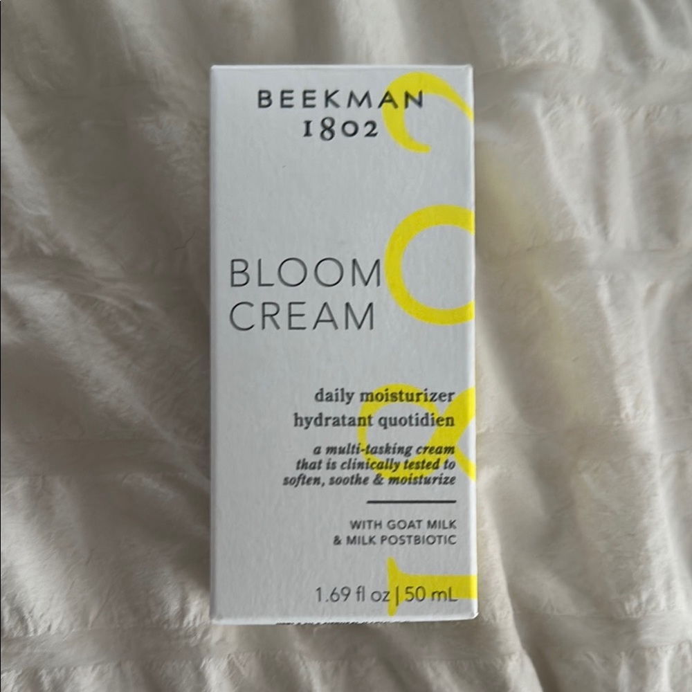 Beekman 1802 Bloom Cream Daily Moisturizer - White and Yellow
